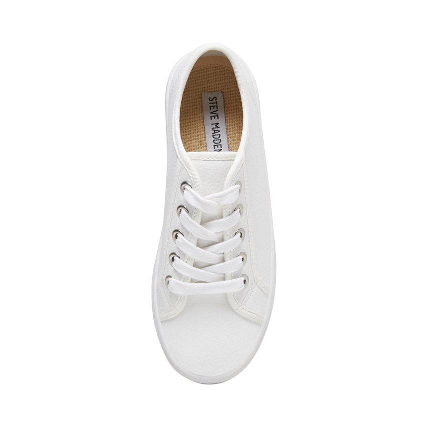 White Steve Madden Bobbi30 Women's Sneakers | PH 5427DPO